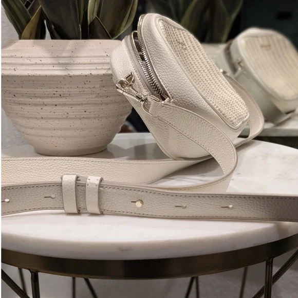 Kate Spade Astrid Straw Medium Crossbody Camera Bag - Picture 5 of 11